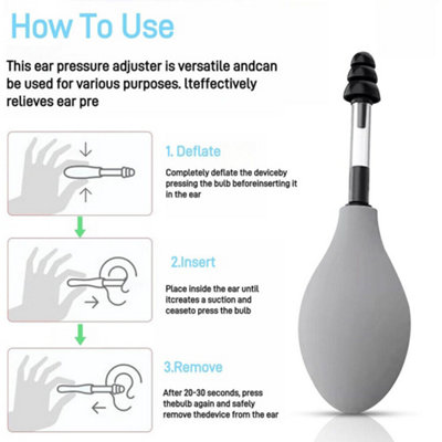 Ear Pressure Relief Device Naturally Reduces Tension and Pressure for ...