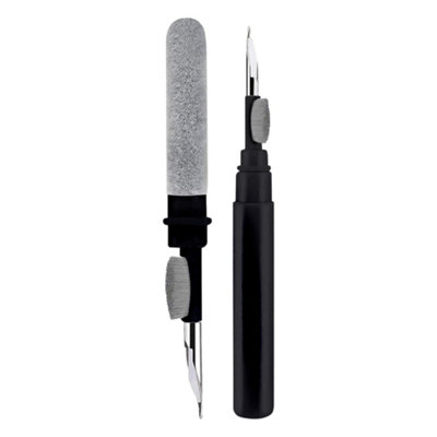 Earbuds Cleaning Pen Tool, Earphones Case Cleaner Tool Brush, Black