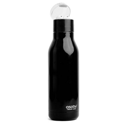Earphone H2 Audio Insulated Water Bottle Stainless Steel 600ml Black