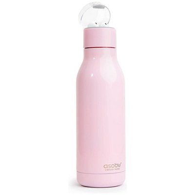 Earphone H2 Audio Insulated Water Bottle Stainless Steel 600ml Pink