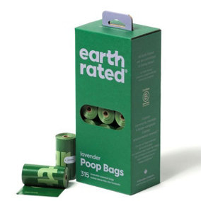 Earth Rated Poop Bags 315 Lavender Bags 21 Rolls x 15