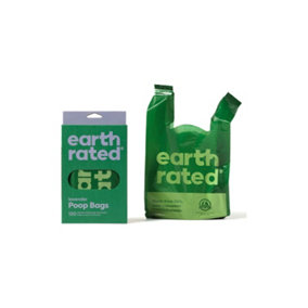 Earth Rated Tie Handle Poop Bags 120 Lavender Bags 8 Rolls x 15