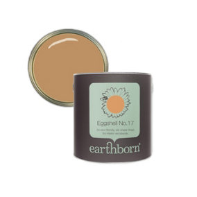Earthborn Eggshell No. 17 Freckle, eco friendly water based wood work and trim paint, 2.5L