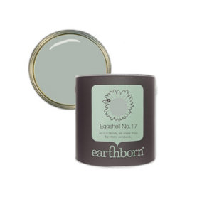 Earthborn Eggshell No. 17 Grassy, eco friendly water based wood work and trim paint, 2.5L