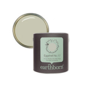 Earthborn Eggshell No. 17 Gregory's Den, eco friendly water based wood work and trim paint, 2.5L