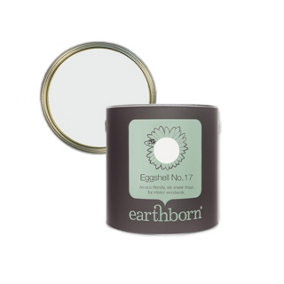 Earthborn Eggshell No. 17 Hopscotch, eco friendly water based wood work and trim paint, 2.5L