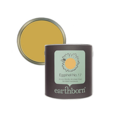 Earthborn Eggshell No. 17 Humpty Dumpty, eco friendly water based wood work and trim paint