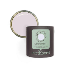 Earthborn Eggshell No. 17 Lily Lily Rose, eco friendly water based wood work and trim paint, 2.5L