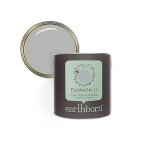 Earthborn Eggshell No. 17 Nellie, eco friendly water based wood work and trim paint, 2.5L