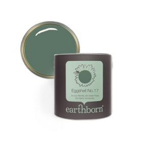 Earthborn Eggshell No. 17 Secret Room,eco friendly water based wood work and trim paint, 2.5L
