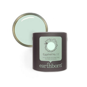 Earthborn Eggshell No. 17 Shallows, eco friendly water based wood work and trim paint, 2.5L