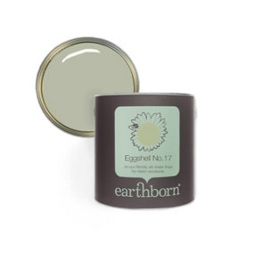 Earthborn Eggshell No. 17 Sunday Stroll, eco friendly water based wood work and trim paint, 2.5L
