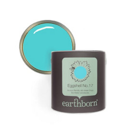 Earthborn Eggshell No. 17 The Lido, eco friendly water based wood work and trim paint, 2.5L