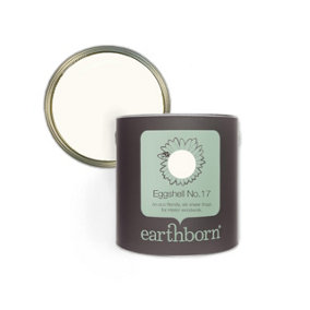 Earthborn Eggshell No. 17 Up Up Away, eco friendly water based wood work and trim paint, 2.5L