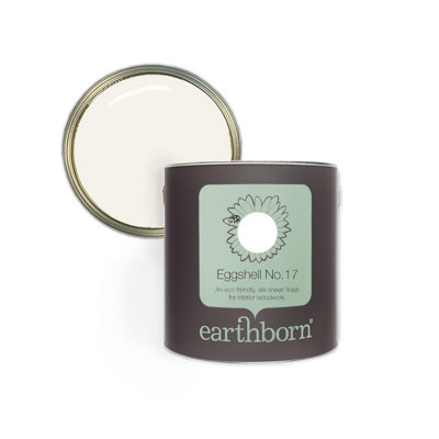Earthborn Eggshell No. 17 White Clay, eco friendly water based wood