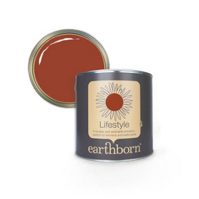 Earthborn Lifestyle Flower Pot, durable eco friendly emulsion paint, 2.5L