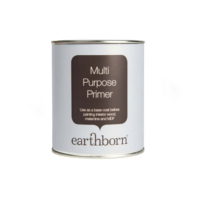 Earthborn Multi Purpose Primer, water based primer for wood, melamine and MDF, 750ml