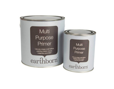 Earthborn Multi Purpose Primer, water based primer for wood, melamine and MDF, 750ml