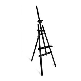 Easel 1800MM HIGH Display Pine Wood Canvas Picture Holder - Black