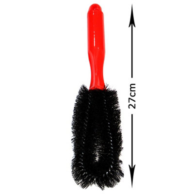 Easigear 100 pcs Car Alloy Wheel Brush Cleaning Soft Non- Scratch Bristles Clean Motorcycle Bike - 9