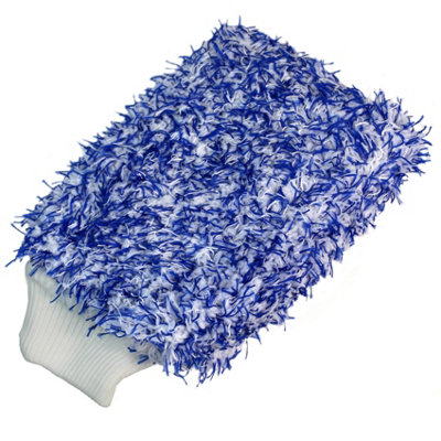 Easigear Car Washing Glove Microfiber Sponge Clean Dust Scrub Polish Glove 2pcs
