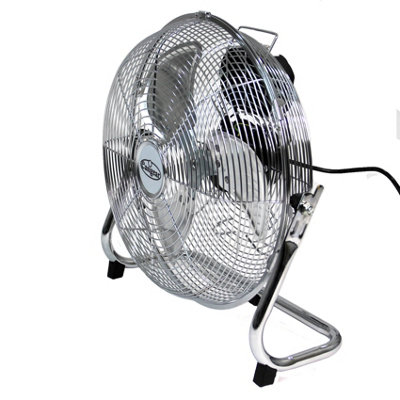 Easigear Electric Metal Floor Fan 12inch High Velocity for Gym Industrial Home Workshop