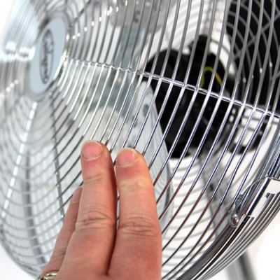Easigear Electric Metal Floor Fan 12inch High Velocity for Gym Industrial Home Workshop - 5