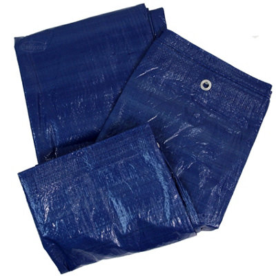 Easigear Tarpaulin Waterproof Cover / Ground Sheet 4m x 6m
