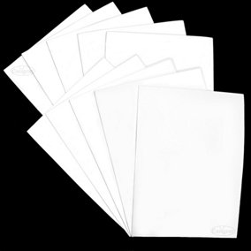 Easimat A4 EVA Foam Craft Sheets Kids Arts Project DIY in White 2mm thick