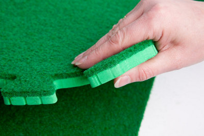 Easimat Artificial Grass Astro Turf Tile Mat Interlocking for Sport Lawn Garden