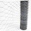 Easipet Galvanised Chicken Wire/Mesh Fencing Netting for Rabbit Fence Garden 50mm x 60cm x 50m (22g)