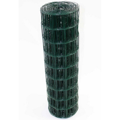 20mm / 50mm Green / Brown Plastic Garden PVC Mesh Wire 5m 10m 20m - 0.5m  Tall
