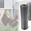 Easipet Galvanised Welded Wire Mesh for Aviary Fencing Bird Coop Hutch Mesh 1in x 1in x 48in x 15m (16g)