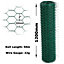 Easipet PVC Coated Green Chicken/Rabbit Wire Mesh for Aviary Fencing Garden 50mm x 120cm x 50m