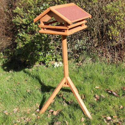 Easipet Wooden Bird Table Feeder for Garden