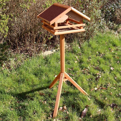 Easipet Wooden Bird Table Feeder for Garden - 5