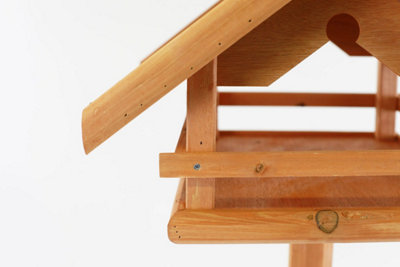 Easipet Wooden Bird Table Feeder for Garden - 7