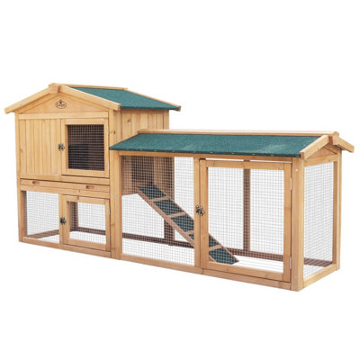 Easipet XLarge Wooden Rabbit Run Pet Hutch Bunny Guinea Pig Ferret