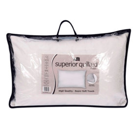 Easy Comfort Superior Quilted Pillow White (One Size)