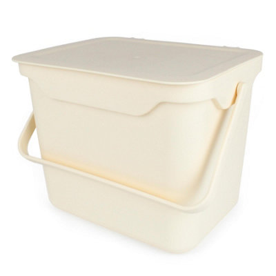 Easy Eco - 5L Compost Caddy - Cream