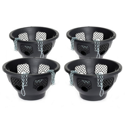 Easy Fill Hanging Baskets Set of 4 x 12' Baskets
