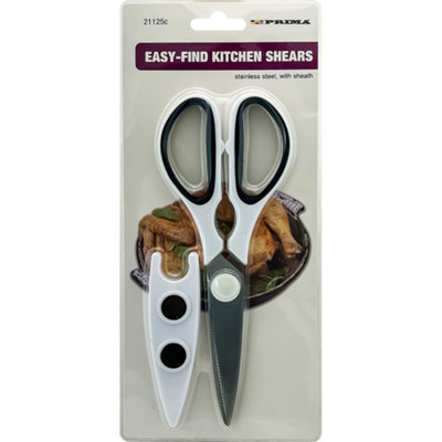 Easy Find Kitchen Shears With Sheath Cover For Storage Multi Purpose ...