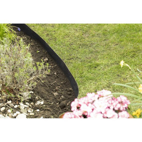 Easy Lawn Edging in Black H14cm by Smartedge 10m