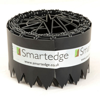 Easy Lawn Edging in Black H14cm by Smartedge 5m