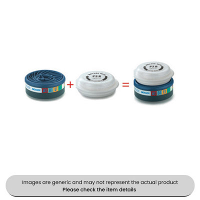 Easy Lock P3 R D Particulate Gas Filters For 9000 & 7000 Series Pack Qty 5