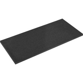 Easy Peel Shadow Foam Toolbox Insert - 1200 x 550 x 30mm - Black / Black