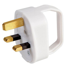 Easy Pull Plug 13A White Pack 10
