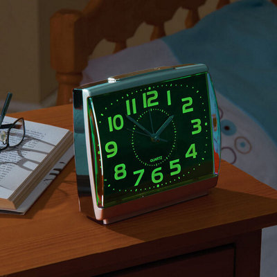 Easy Read Glow in the Dark Alarm Clock + 1 Free