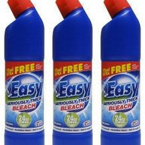Easy Seriously Thick Bleach Original 750ml (Pack of 3)