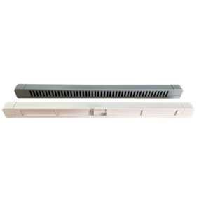Easy Vent 4000 Silver Grey And White Window Trickle Vent